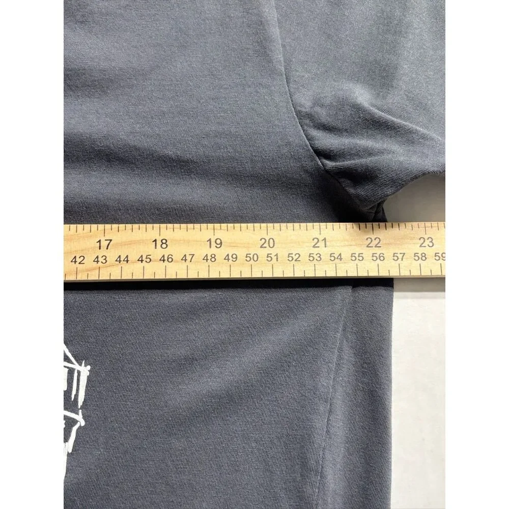 Neuschwanstein Castle Men's Slim V XL Shirt James & Nicholson Gray Graphic Tee - Picture 6 of 9